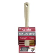 Wooster Painter's Comb 1832 Brush Comb, 1 in L Trim, Brass Trim, Polypropylene Handle 1832/1831